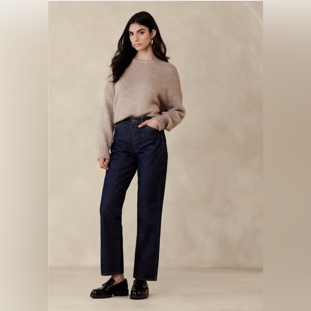 Banana Republic Artisan Dark Blue Straight Leg Jeans